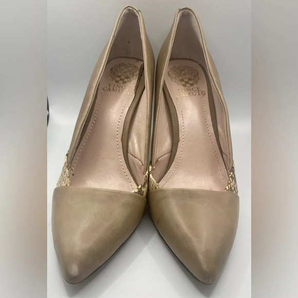 Vince Camuto Snakeskin Pumps - Picture 2 of 5